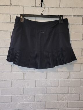 Mondetta Performance Luxury Black Pleated Athletic Skort - Size XL
